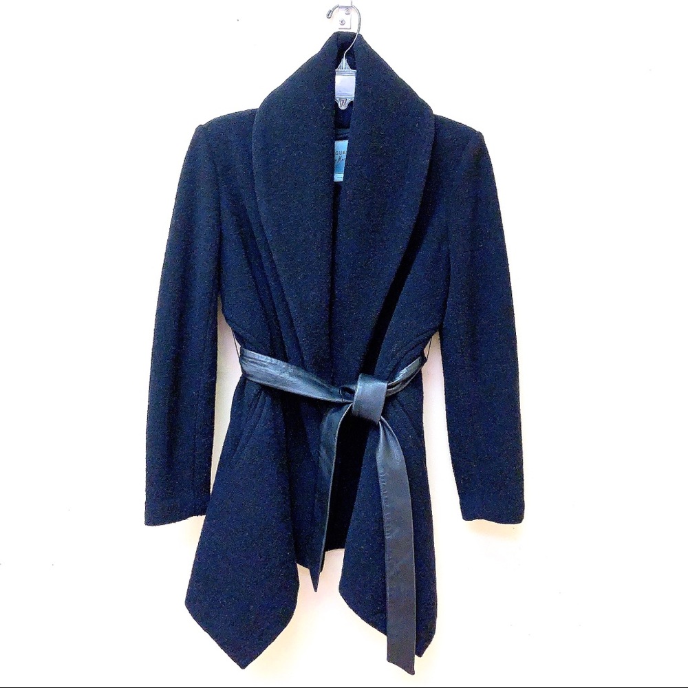 Guess by Marciano high-low Wool Wrap Coat